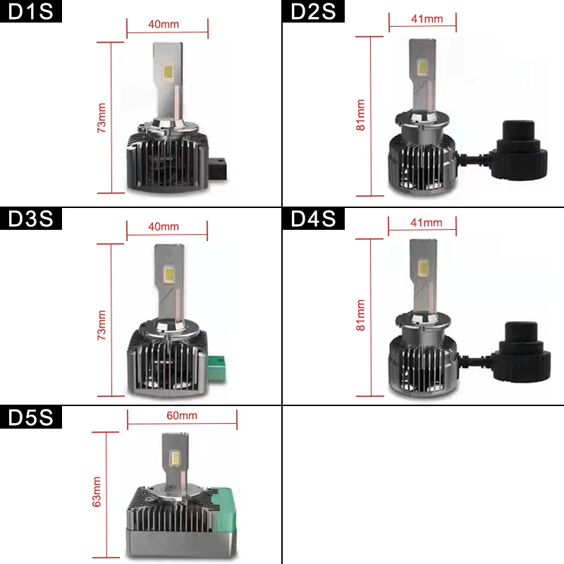 D1S LED Headlights HID D2S D3S D4S D5S D8S For BMW Benz Audi VW Plug&Play 1:1 To Turbo Car Auto Bulb CBI HID Headlamp 70W Canbus