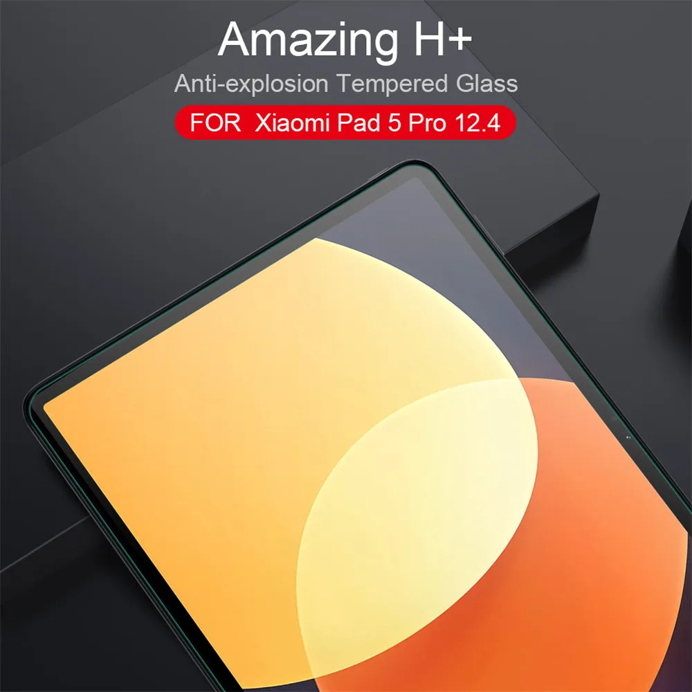 

For Xiaomi Pad 5 Pro 12.4" Nillkin Amazing H+ Nanometer Anti-Explosion Tempered Glass Screen Protector