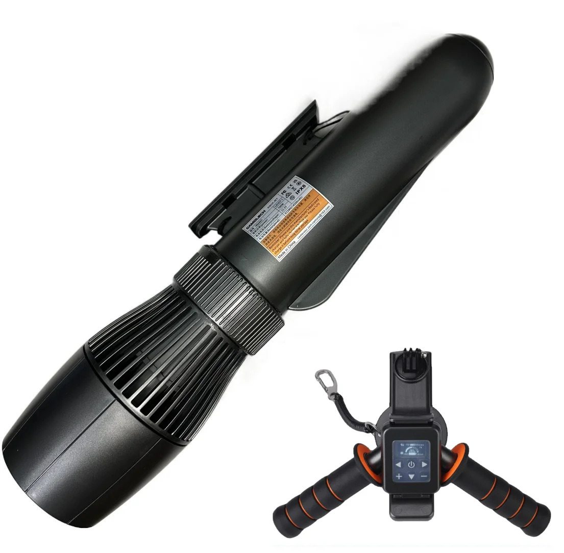 Camolech 전기 700W 제트스키 수중 스쿠터, 수영장 바다용 브러시리스 모터 수중 스러스터, 최대 150 분
