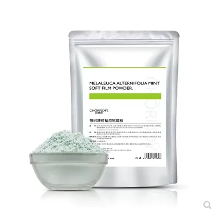 

1000g Tea Tree Mint Soft mask Powder for Acne Removing Moisturizing Repairing and Soothing