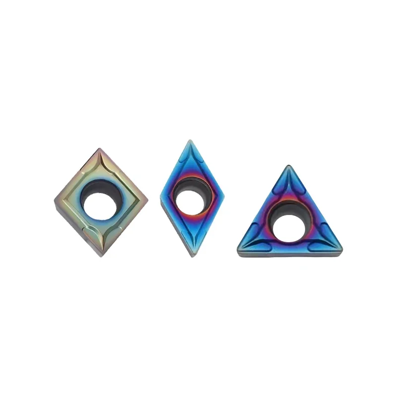 CNC 컬러풀 나노 블루 내부 보링 터닝 인서트 DCMT CCMT TCM 경화강 또는 스테인리스강 전용