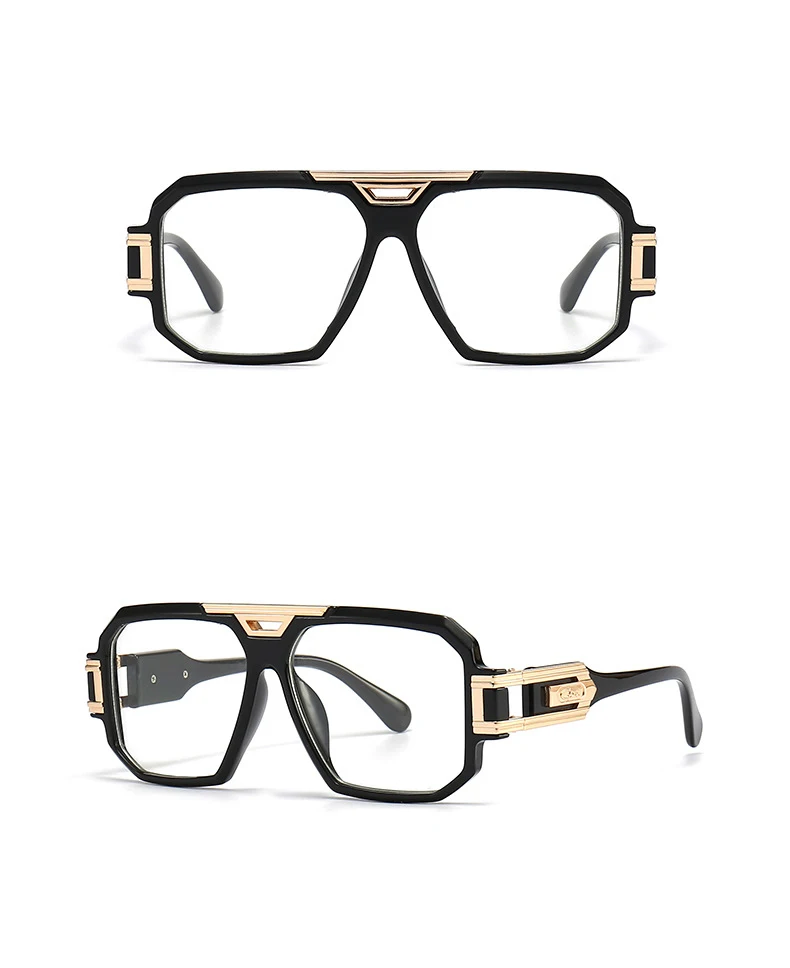 56478 Mode Männer Sonnenbrille Frauen 2023 Vintage Luxus Marke Designer Übergroßen Brillen Männlich Shades Uv400 Fahren Gläser – Detail 10