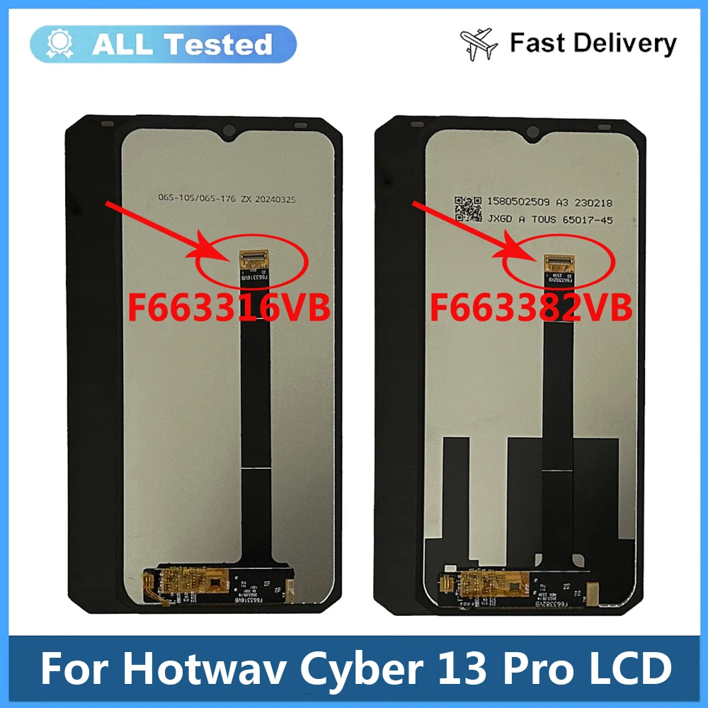 

F663316VB For Hotwav Cyber 13 Pro LCD Display Touch Digitizer Assembly LCD Hotwav F663382VB Cyber 13Pro 13 Pro LCD Sensor