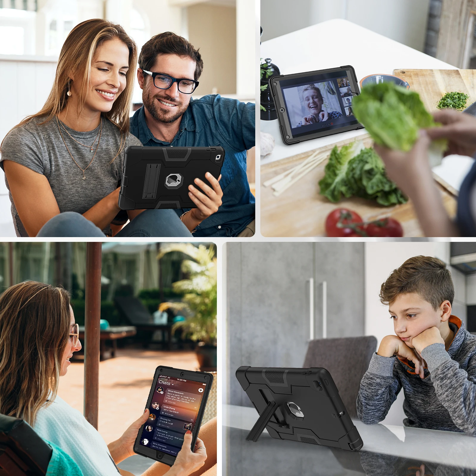 Rugged Shockproof Case For iPad 9.7