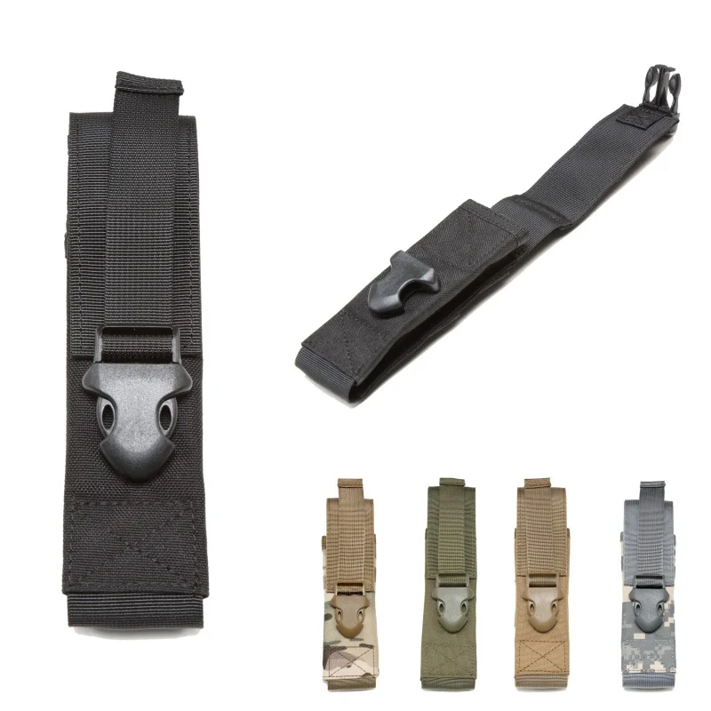 

Flashlight Bag 1000D Nylon Durable Portable Outdoor Hunting Camping Keys Tools Storage Cover Pouch For Molle System