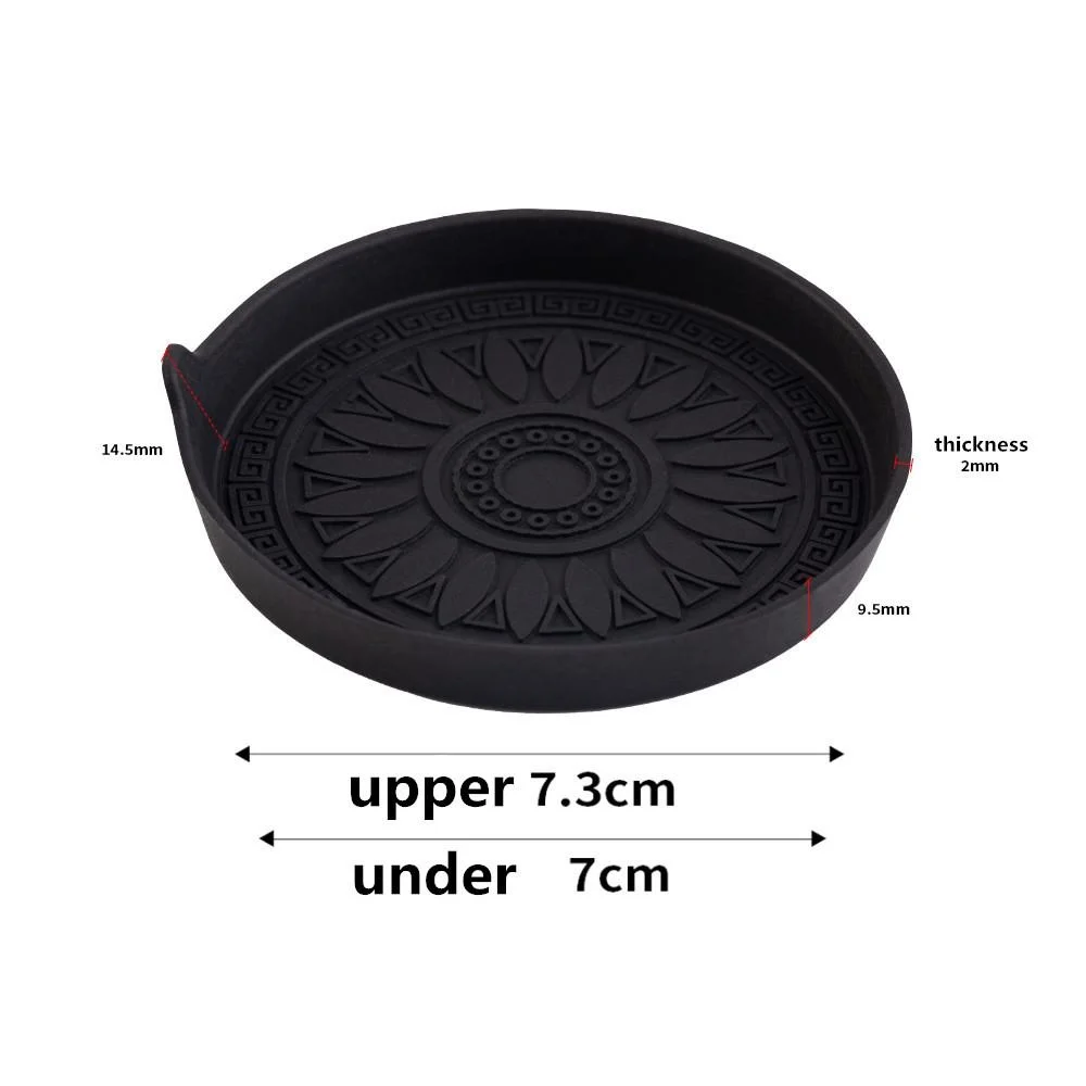 Cup Holder Coasters Car Coaster Pads 2pcs Car Cup Coaster Non-Slip Silicone Mat Car Water Cup Pad Auto Interior Drink Holder Mat Decoration Accessories