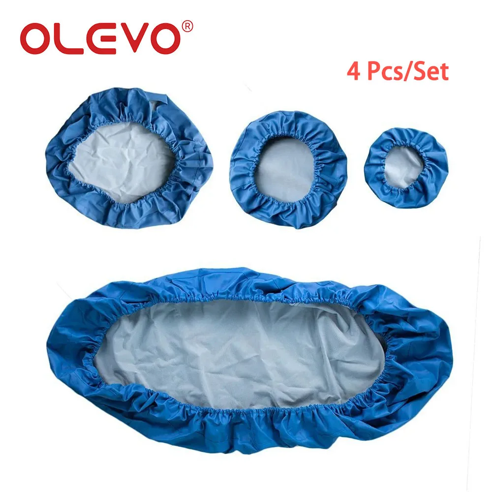 OLEVO 4 Pcs/Set Dental Dentist Unit Chair Seat Cover Waterproof Elastic PU Leather Protective Sleeves Dentistry Accessories images - 6