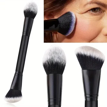 Makeup Brushes Double Ended Contour Brush Sculpting Foundation Concealer Powder Blush Brush Liquid Cream Women Cosmetic Tool 1