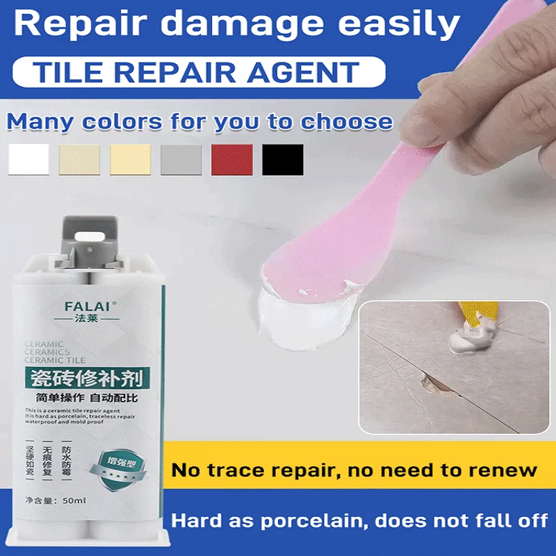 Tile Paste Repair Ceramic Paste Repair Epoxy Tile Glaze Filling Material ceramic crack repair adhesive