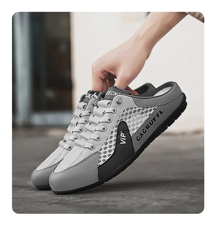 2025 New Men's Casual Slip-Ons - Durable, Comfortable, Breathable & Stylish Half-Slippers 3