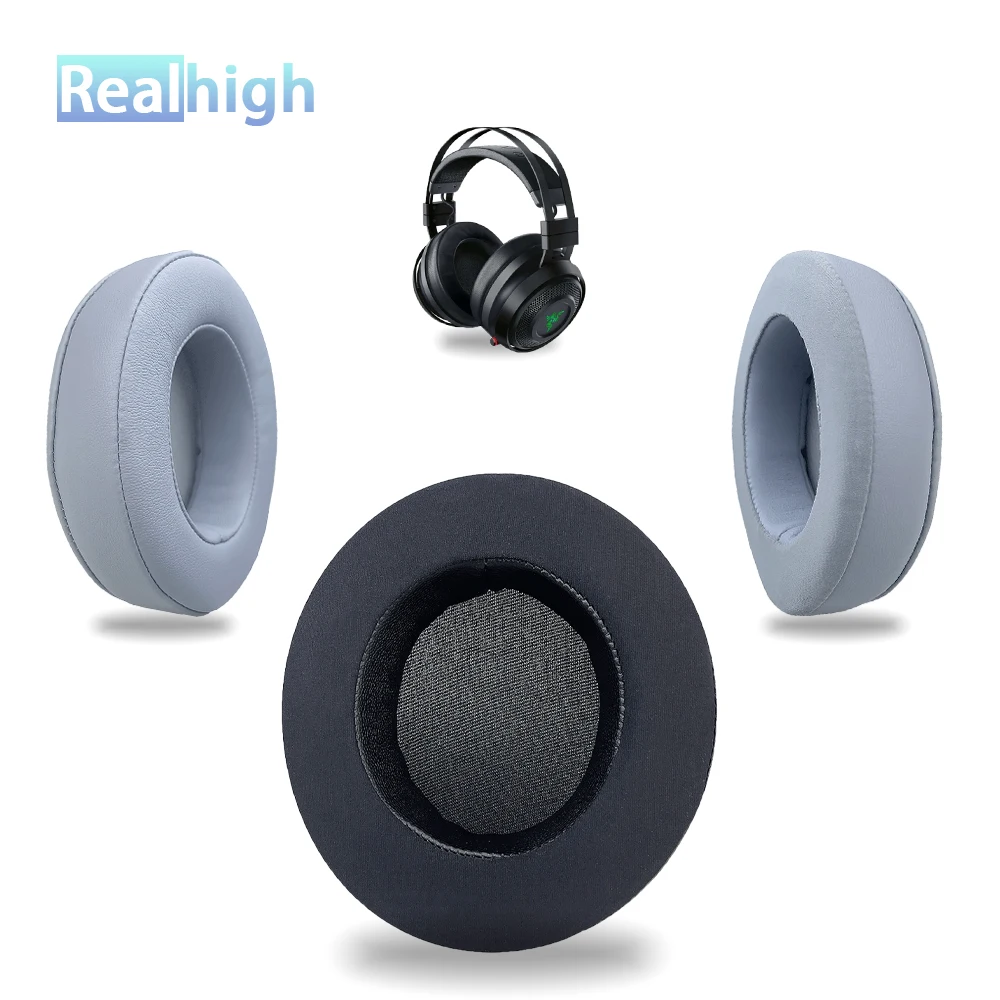 Realhigh Replacement Earpads For Razer Nari Ultimate Nari Essential Headphones Coolling Gel