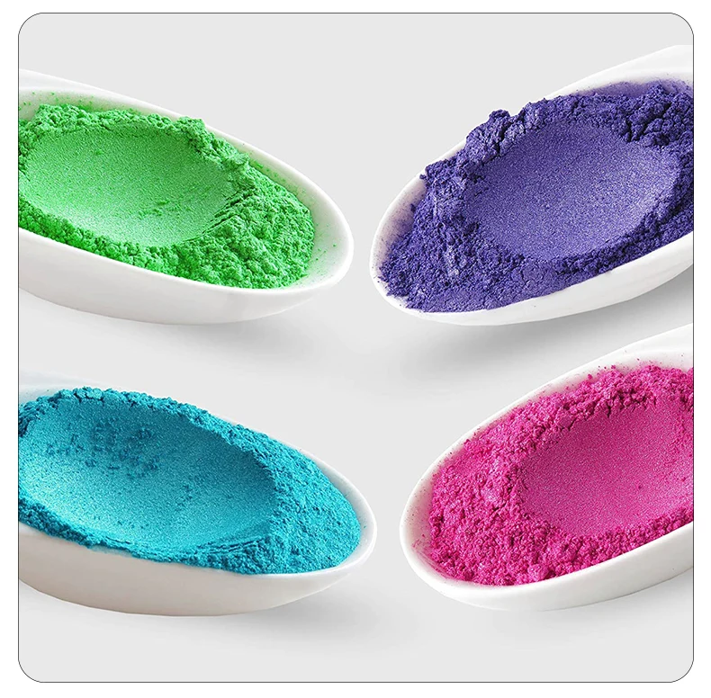 Pearlescent Mica Powder Epoxy Resin Dye Colorant Pigment Pearl Powder DIY Glitter Candle Dye Making Material Epoxy Resin Filler pearl powder