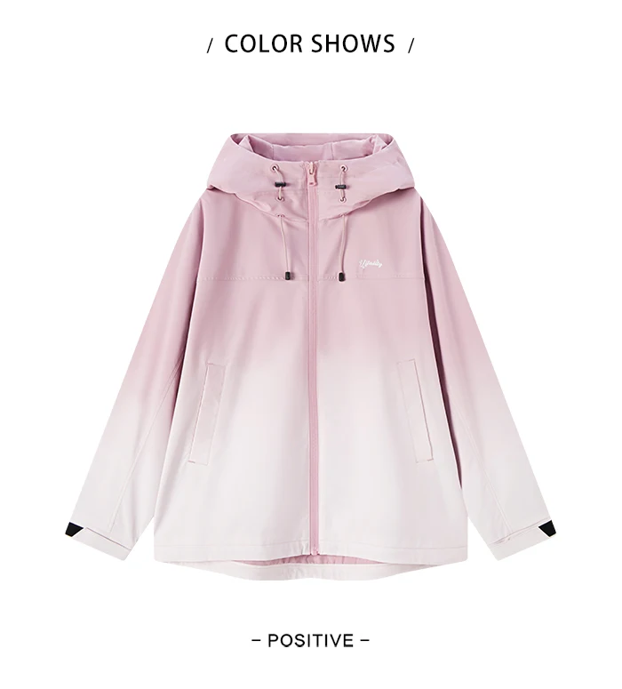 Jacket Women Mid-Length Loose Embroidered Casual And Versatile Spring New Three-Proof Hooded Jacket