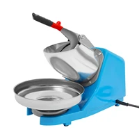 Raseur à glace électrique, broyeur à glace en plastique et acier inoxydable durable, prise EU 220V, haute capacité 143,3 lb/h, protection contre la surchauffe 1