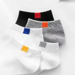 10pieces=5pair/lot Summer Cotton Man Short Socks Fashion Breathable Boat Socks Comfortable Casual Socks Male White Hot