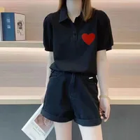 Polo Neck T Shirt for Women White Short Sleeve Woman 100℅ Cotton Tshirt Summer Outfit Graphic Youthful Clothes High Quality New - Image 4
