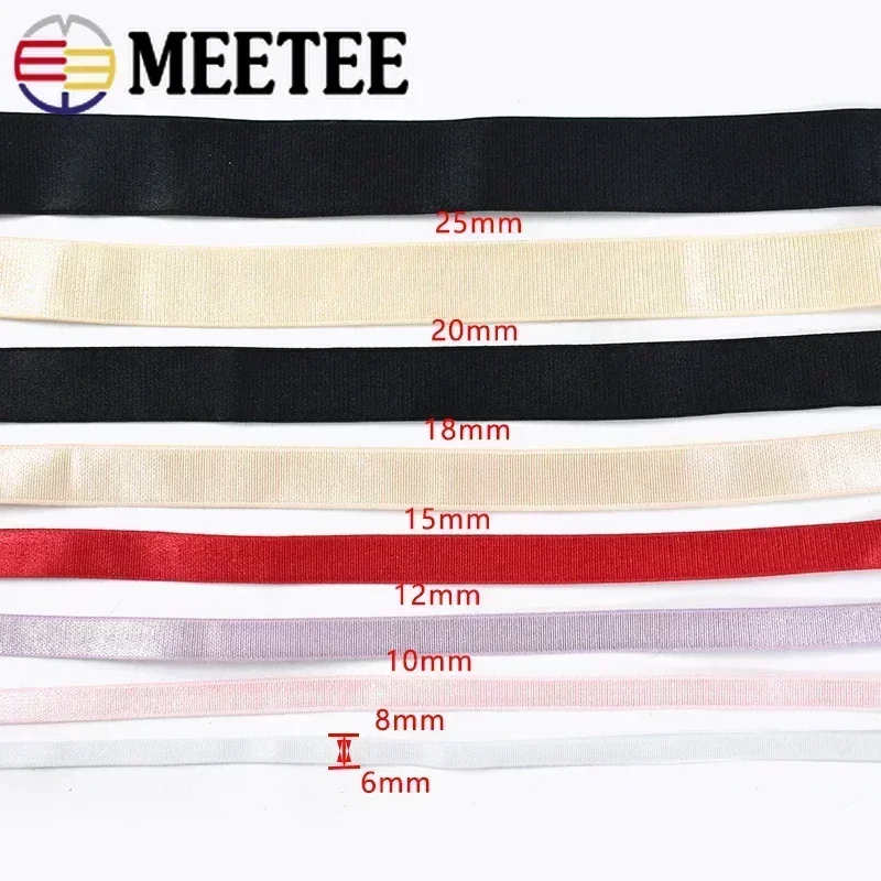 10-Meter Nylon Elastic Bands for DIY Garment and Sewing Projects