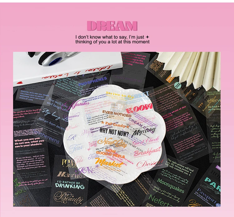 50 Stück Vintage Diy Scrapbooking Zubehör Dekor Aufkleber Junk Journal handgemachte Planer Collage Material Schreibwaren – Detail 7