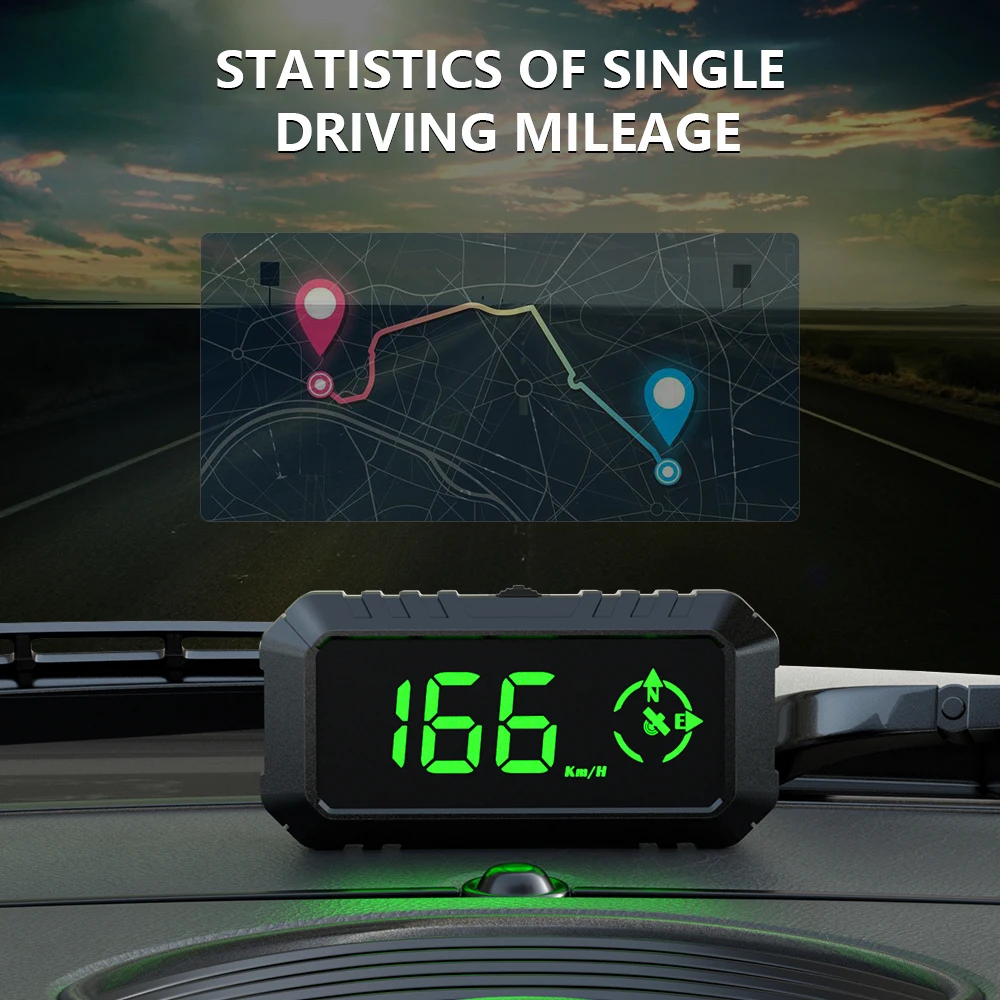 WYOBD G7 ڵ  ӵ GPS HUD  ÷   溸  Ÿ ħ, ڵ ׼
