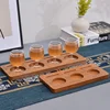 Beer Tasting Flight Sampler Boards Wood bamboo Serving Tray Scotch Flight Serving Tray For Bar, Brewery, Gifts, Party, Education 3