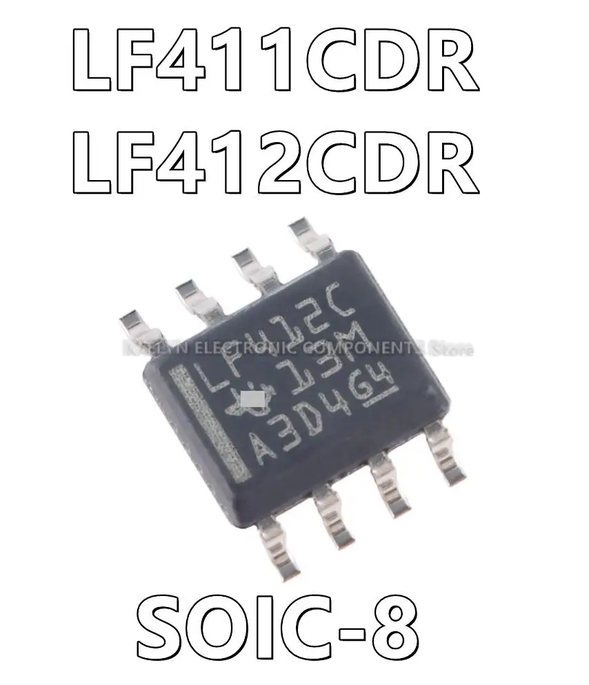 

10Pcs/lot LF411CDR LF411 LF412CDR LF412C J-FET Amplifier 2 Circuit 8-SOIC