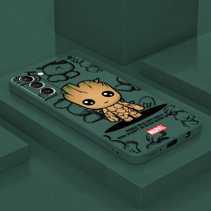 Custodia Marvel Bear Groot Thor Per Samsung Galaxy S8 S21 5G S10E S23 Ultra S20 Fe S22 S9 Plus S10 S20 Custodie Per Liquidi Di Lusso