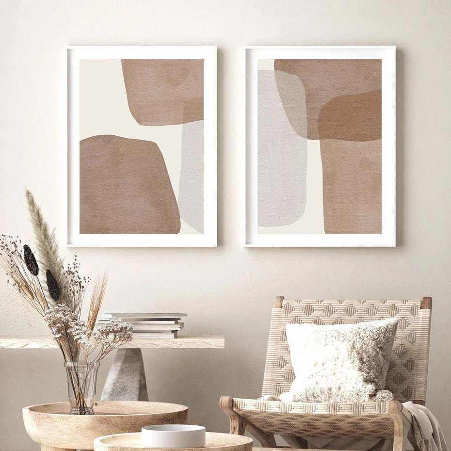 

Boho Abstract Line Watercolor Boho Posters Wall Art Aesthetics Canvas Painting Print Living Room Interior Home Decoration Gifts