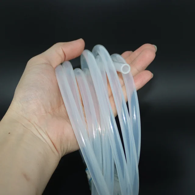 1/5M Food Clear Transparent Silicone Hose 2 3 4 5 6 7 8 9 10 11 12 14 16mm Flexible High Temperature Silicone Tube Pump Aquarium 3