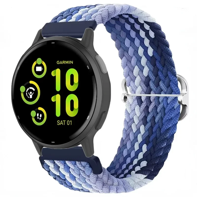 Nylon Braided Solo Loop Strap - Universal Fit, 20/22mm, Durable & Stylish Bracelet