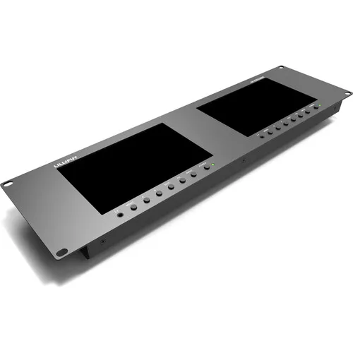Lilliput RM-7029S Monitor 7 Inch 3G-SDI Dual Monitor 3RU Rack-Mounted Metal Housing