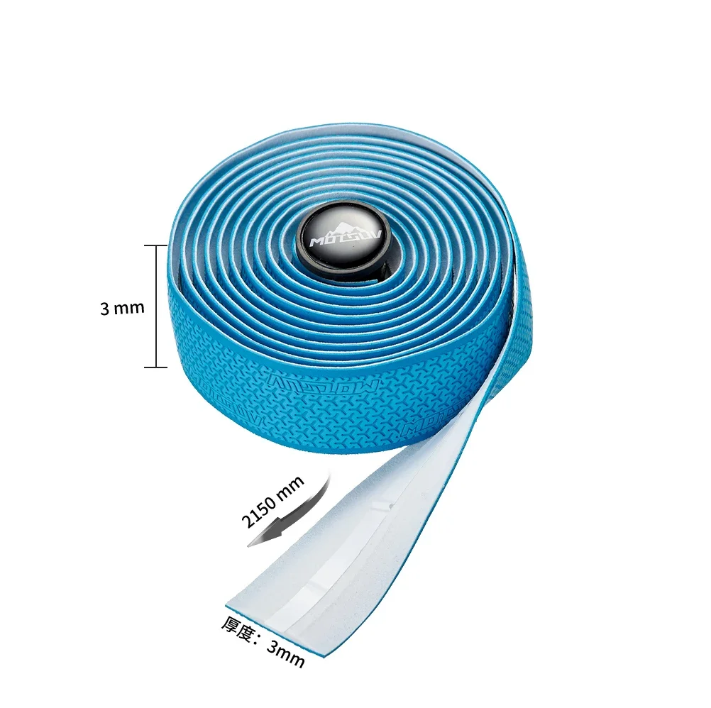 MOTSUV Reflective Color Road Bike Bar Tape Handlebar Tapes EVA/PU Soft Anti-Vibration Wrap Tape Durable Bar Bartape bike handlebar tape