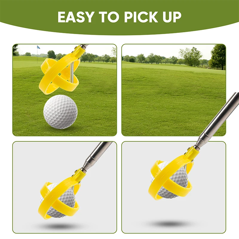 Telescopic water polo dog with spring release head ball winding tool golf belt grasping tool golf accessories men's golf gift 2