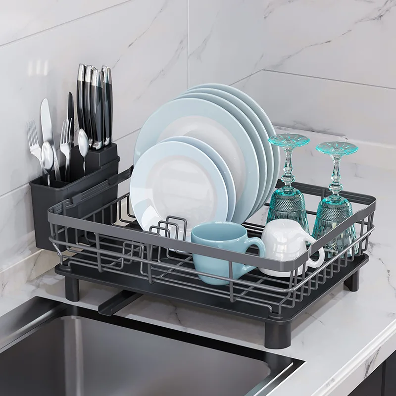 

Kitchen Dishes Drain Rack Chopstick Storage Stand Cutlery Shelf Drain Basket Sink and Dish Rack Kitchen Organizer Kitchen Items