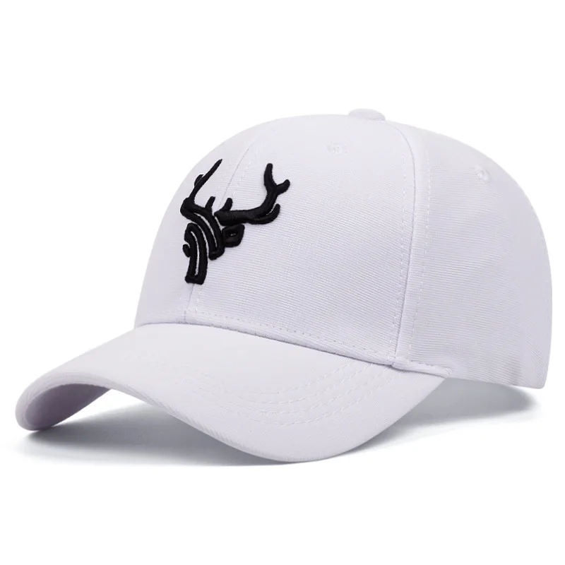 High Quality Unisex Animal Antlers Embroidery Baseball Net Caps Spring and Summer Outdoor Adjustable Casual Hats Sunscreen Hat 6