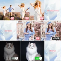 Цифровая камера 4K с автофокусом, камера для видеоблогов, HD 48 МП с большим экраном 2,8 дюйма, видеокамера для фотографии для детей и взрослых — изображение 5