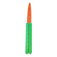 Glowing Butterfly Knife 3D Printing Gravity Glow Knife Luminous Card Toy Pendant Push Mini Model Decompression C8D3 1