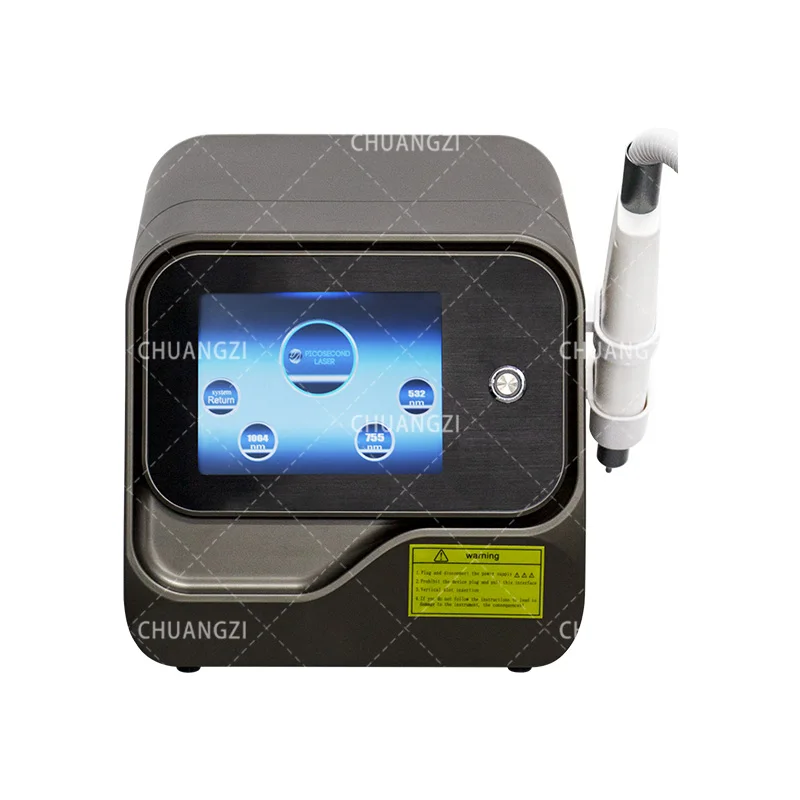 Portable Picolaser Tattoo Removal Machine Q Switch Picolar Color Tattoo Removal Device Suitable for Salons
