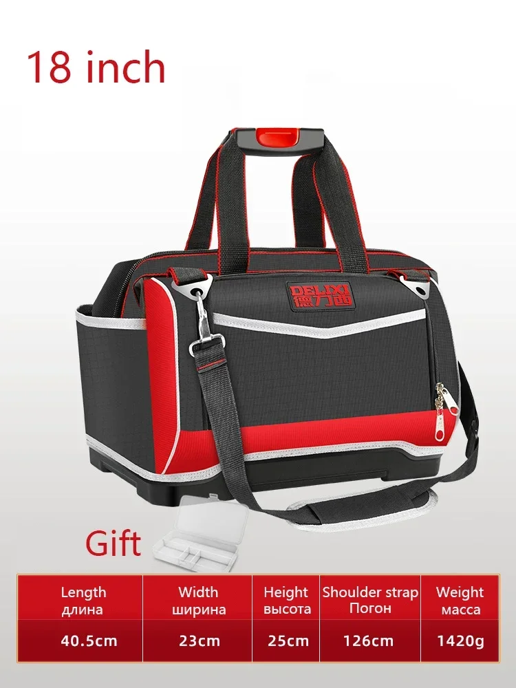Toolkit Multifunctional maintenance Canvas electrician special tool kit Wear resistant installation Portable thickened tool bag 5