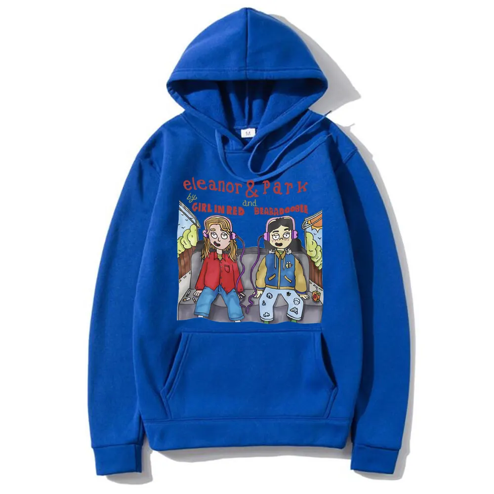 Eleanor Park By Girl in Red and Beabadoobee Graphic Hoodie Men Women Fashion Oversized Sweatshirt Unisex Casual Cartoon Hoodies