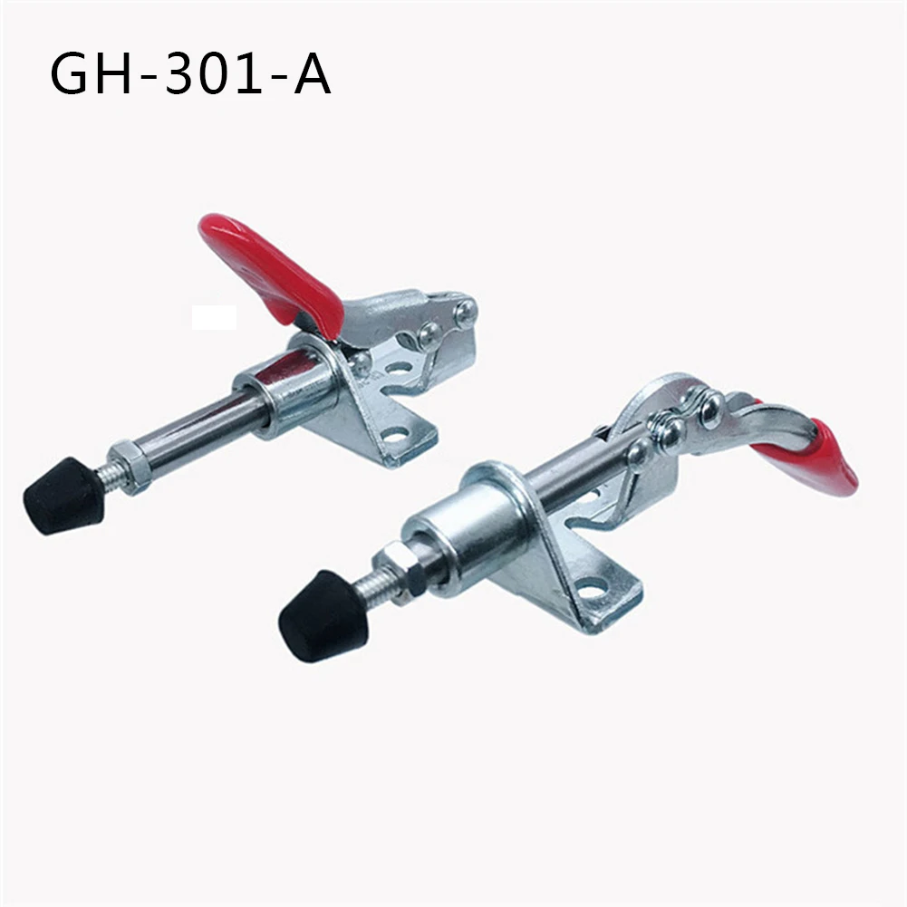 

Metal Quick Horizontal Clamp Toggle Clamp GH-301-A/GH-301-AM Holding Capacity 50kg Push Pull Type Stable clamping force