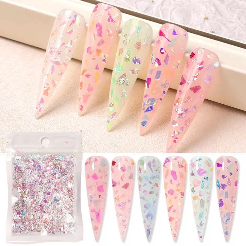 Nail Flakes Nail Glitter Nail Decoration Nail Decorations Glitter Nail Flakes Sequin Nail Sequins DIY Manicure Art