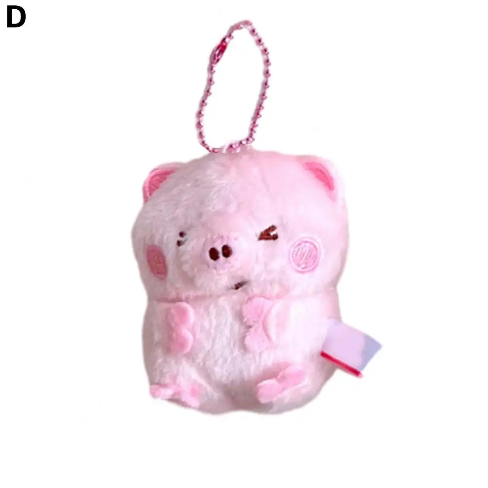 

Cute Pig Pendant Cute Cartoon Pink Pig Plush Doll Keychain Pendant Soft Stuffed Toy Backpack Hanging Decoration for Couples