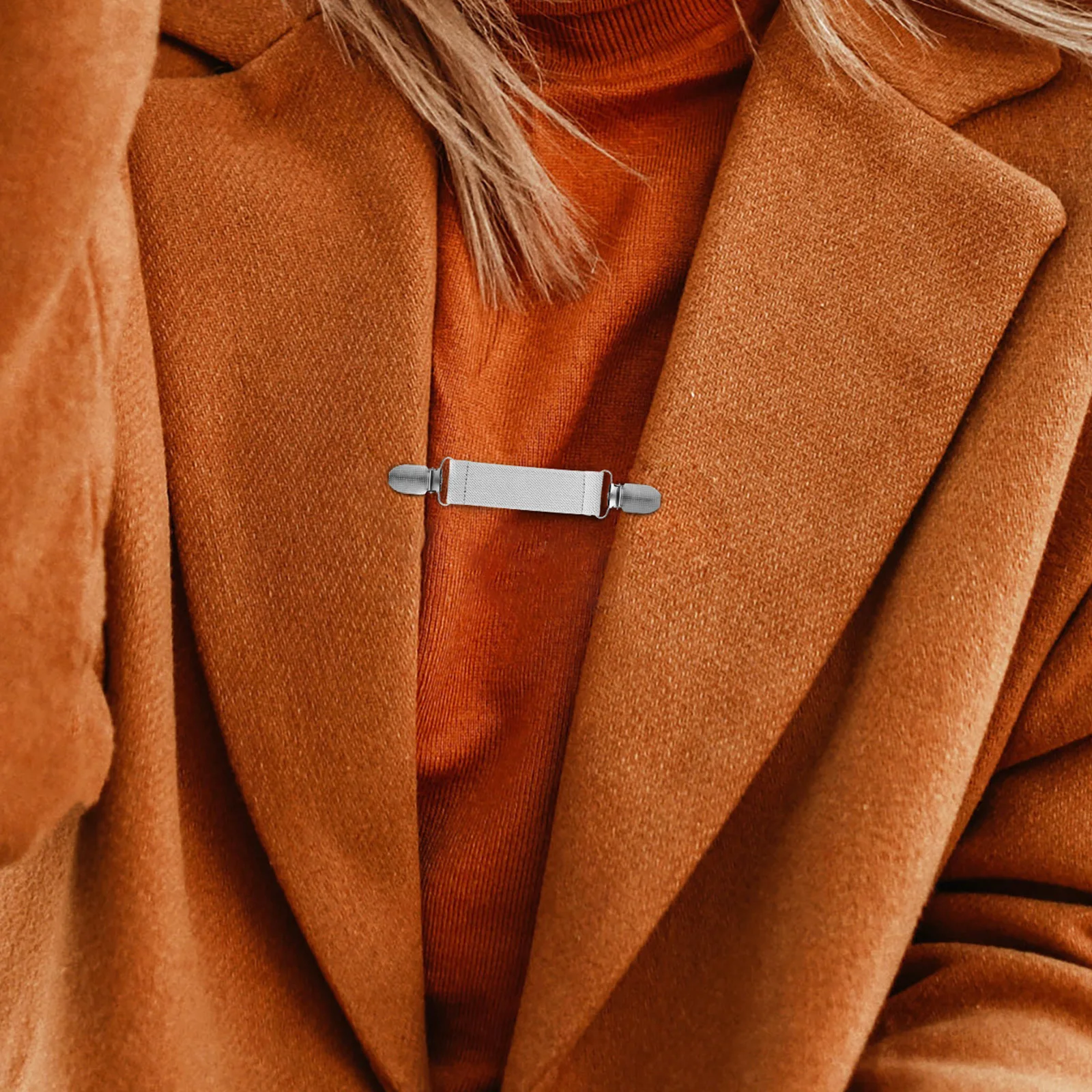 6개 세트 스웨터 클립 의류 고정용 드레스 클립 여성용 가디건 셔츠 허리 조절 도구