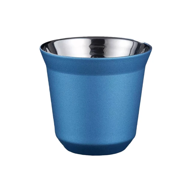 80Ml Double Wall Rvs Espresso Cup 