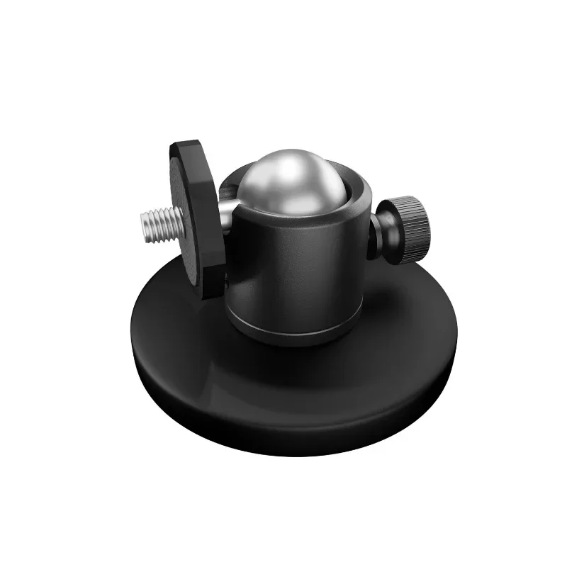 Strong Magnetic Suction Cup 1/4 inch Screw Ball Head Mount Base Adapter for DSLR Camera Tripod Monopod Camcorder Light Stand