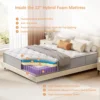 California King Mattress, 12 Inch Hybrid Gel Memory Foam Mattress with Pocket Springs, California King Size Mattress 4