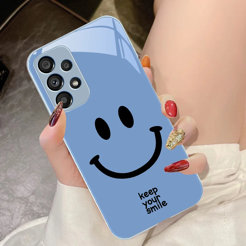 Tempered Glass Phone Case - Keep Your Smile Design