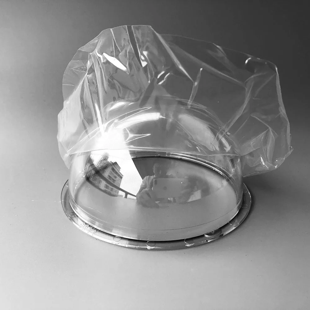 4 inch Acrylic Clear Dome Cover Surveillance Camera Dome Housing Waterproof Rainproof Hemisphere Lens Protective Cover 109X56mm