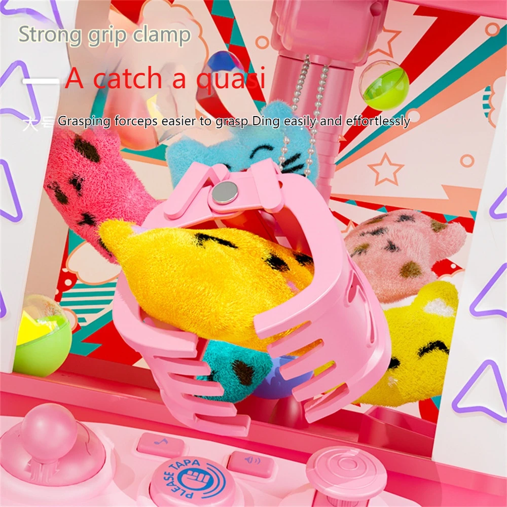 Children's claw machine small household electric sound and light timing claw machine large toy game machine toy gift 2