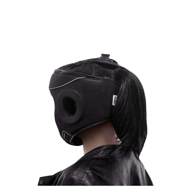 BN Adjustable Children Adult Sanda Muay Thai Boxing Helmet W/Insert Mask Kick Martial Arts Combat Headgear Training Equipment EO